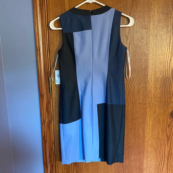 Calvin Klein Color Block Denim Dress - Picture 5 of 6